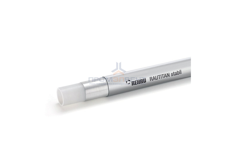 Труба из сшитого полиэтилена REHAU RAUTITAN stabil - 16,2x2.6 (PE-Xc/AI/PE, PN10, 95°C, бухта 100 м)