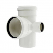 Крестовина с уменьшенным проходом справа СИНИКОН Comfort Plus - 110x50 (для внутренней канализации)