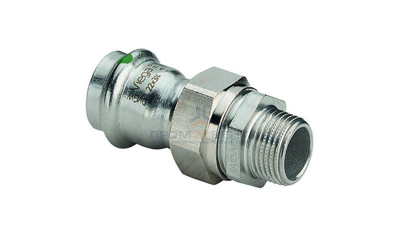 Муфта разъемная Viega Sanpress Inox 2365 - 22 x 1/2