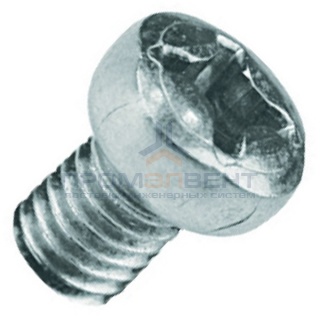 Винт с полуцилиндрической головкой М6х10 оцинкованный DKC