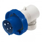 Вилка кабельная угловая DKC Quadro IP67 16А 3P+E 400В